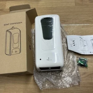 1 X Automatic Soap Dispenser, Wall Mounted, ABS, Size:13x11.5x27cm. NO USB CABLE